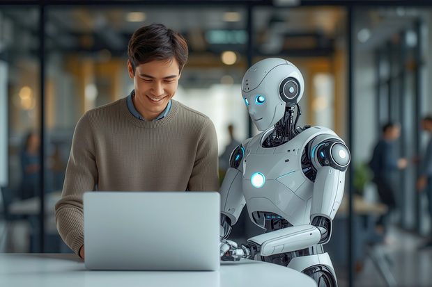 AIについて対面で相談する経営者